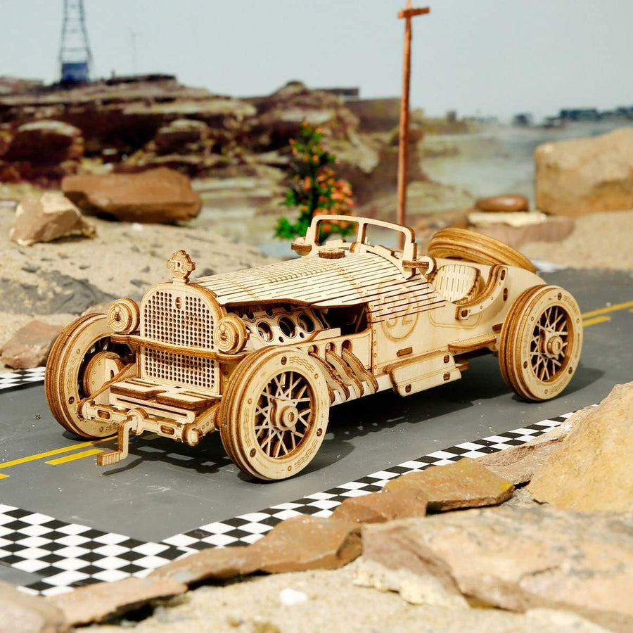 Maquette Bois Mécanique – Puzzle 3D à Assembler dès 8 ans
