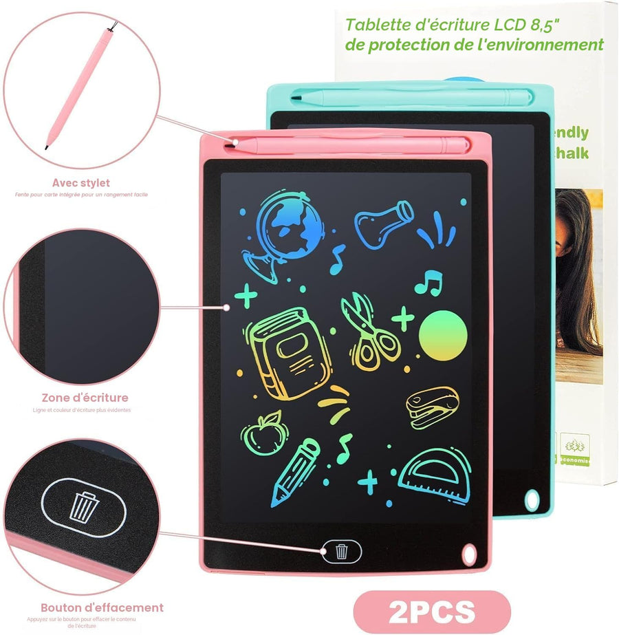 Tablette d'Écriture LCD Enfant – Dessiner sans Écran